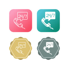 Poster - Call Center Vector Icon