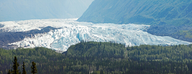 Sticker - Matanuska Glacier, Glenn Highway, Anchorage, Glennallen, Alaska, USA