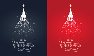 Wall Mural - set of merry christmas and happy new year 2024 vector illustration for greeting cards, posters, holi