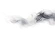 Floating Essence Grey Smoke Puff on a White or Clear Surface PNG Transparent Background