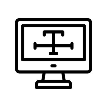 text line icon