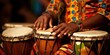 African Drumming Symbolizing the rich musical heritage.