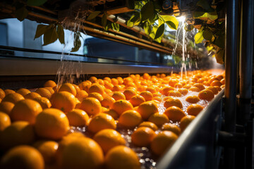 Wall Mural - Oranges nature organic background fruits background market mandarin food vitamin fresh healthy sweet