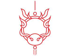 Wall Mural - vector imlek_2. Vector chinese new year art style eps 10