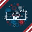 Colored vintage veteran day template Vector