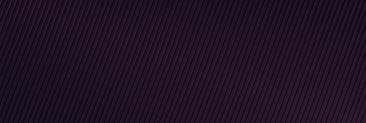 Poster - Purple oblique lines background. Geometric minimalistic and dark carbon stripes with minimal tracery design decorative vector ornament