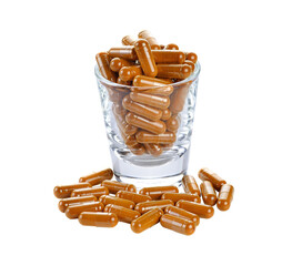 Sticker - Pill.Tumeric powder capsules transparent png