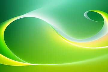 Abstract Light Green Background. colorful wavy design wallpaper. creative graphic 2 d illustration. trendy fluid cover with dynamic shapes flow.