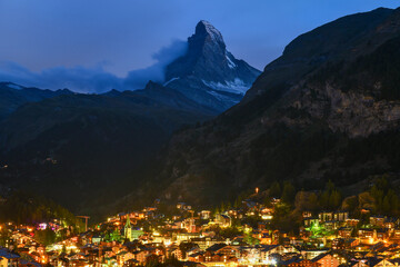 Poster - Skyline - Zermatt, Switzerland