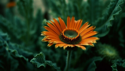 Canvas Print - Vibrant wildflower meadow showcases natural beauty in colorful close up generated by AI