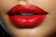 lips woman beautiful view Close lip lipstick red pigment mouth macro black liner kiss model colours make-up up constructed fats provocative girl open dark sexy fashion beauty cosmetic texture honed