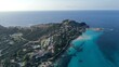 plage de la Pelosa dans le nord de la Sardaigne (Italie)