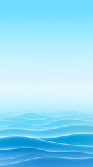Wall Mural - Minimalist abstract ocean background with copy space for text.