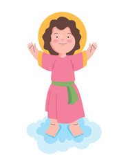 Sticker - divino nino jesus traditional