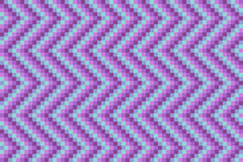 Blue And Purple Pixel Zig Zag Pattern Background