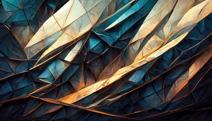 Wall Mural - Abstract fractal geometric background.