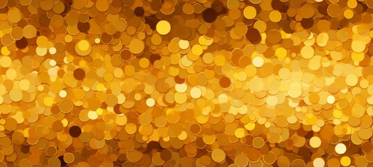 Poster - Gold coins currency. Generative AI technology.