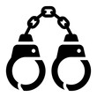 handcuffs Solid icon