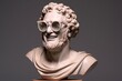 © sandra - image sunglasses man smiling bust Ancient statue sculpture sunglasses smile greek roman eyewear eyeglass retro design art head god beauty marble classical 1 creativity party concept conceptual