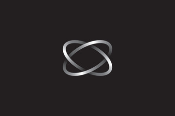 x science logo design icon vector template