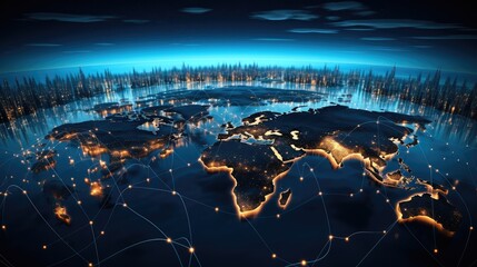 Poster - Global network analytics. Generative AI.