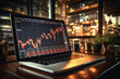 Stock Market Finance Account Report on the desk. Generative AI.