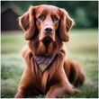 A portrait of a loyal and courageous Irish setter2