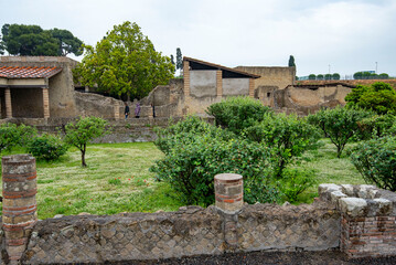 Canvas Print - Ancient Roman Town of Herculaneum - Italy