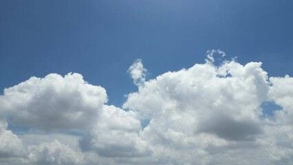 Canvas Print - blue sky with clouds