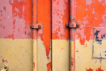 Sticker - Closeup view of rusty metal