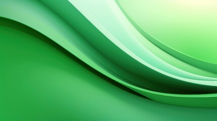 Poster - Background with flowing green lines