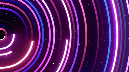 Wall Mural - 4k of traveling through star fields space light glowing. space nebula moving with stars space nebula