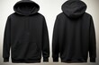 background white isolated print mockup design hoody path clipping sleeve long sweatshirt Hoodie template black Blank apparel back casual attire clear clothes clothing cotton fashion front hood