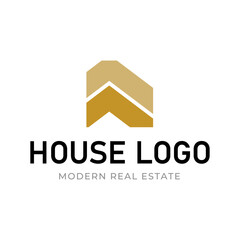 Canvas Print - Real Estate logo, Builder logo, Roof Construction logo design template vector illustration