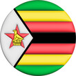 3D Flag of Zimbabwe on circle