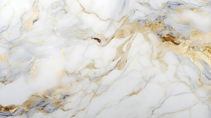 Wall Mural - White gold marble texture pattern background with high resolution design marble texture. generative AI.