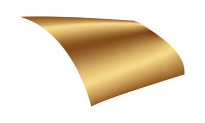 Sticker - Golden Confetti Tape Element