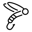 fly fishing line icon
