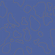 Abstract line shapes seamless pattern.