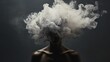 © NK - A man with smoke coming out of his head