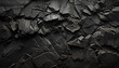 Abstract black background, rough textured coal stone construction industry generated by AI