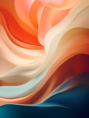 Wall Mural - abstract background with waves