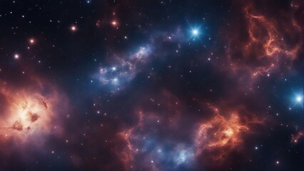 Wall Mural - nebula and galaxies in space. abstract cosmos background