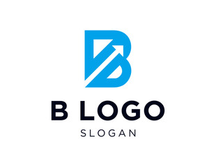 Poster - The logo design is about B Logo design and was created using the Corel Draw 2018 application with a white background.