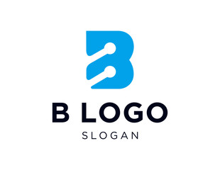 Poster - The logo design is about B Logo design and was created using the Corel Draw 2018 application with a white background.