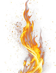 Stunning realistic fire flames PNG images on a transparent background, perfect for dynamic graphic designs and visual effects