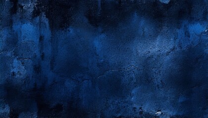 Wall Mural - Elegant dark solid blue background with elegant border and rich deep colors with faint vintage texture and light center with blank space. Illustration of Dark Blue Grunge Background Texture.