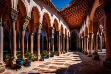 Wall Mural - great cloister, catalina monastery, arequipa, peru.