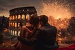 New Year's Eve Romance Overlooking the Colosseum in Rome