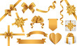 golden ribbon set